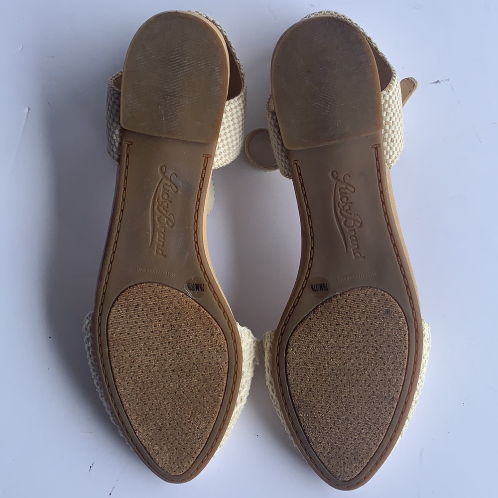 Lucky Brand Lace Sandals 7.5 - Picture 7 of 7